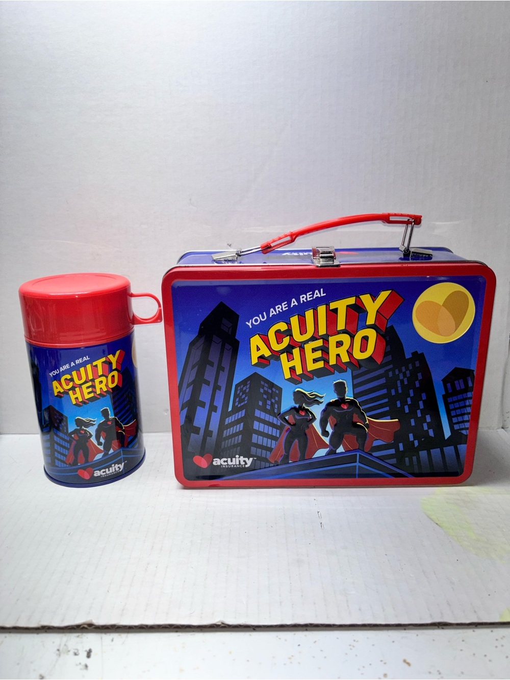 Acuity Hero Lunch Box and Thermos Set